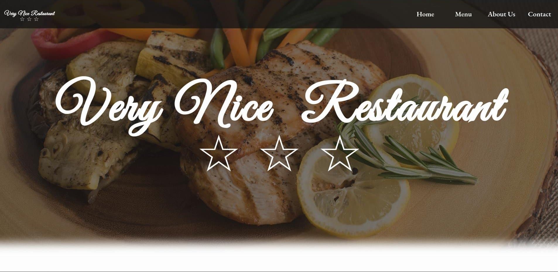 Restaurant Website